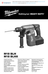 Milwaukee M18 BLH Notice Originale