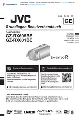 JVC EverioR GZ-RX605BE Guide De L'utilisateur