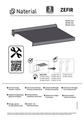 Naterial ZEFIR AW2 RM 2.95x2.5 Notice De Montage - Utilisation - Entretien