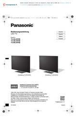 Panasonic TX-49LX970E Mode D'emploi