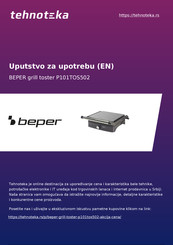 Beper P101TOS502 Mode D'emploi