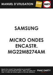 Samsung MG22M8274A Série Manuel D'utilisation