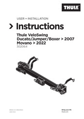 Thule 302064 Manuel D'instructions