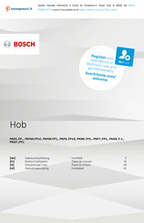 Bosch PKG6 F 1 Série Notice D'utilisation