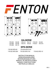 Fenton 178.406 Manuel D'instructions