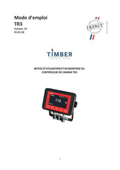 Timber TR3 Notice D'utilisation Et De Montage