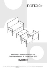 PATIOJOY HW68938 Instructions