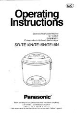 Panasonic SR-TE18N Manuel D'instructions