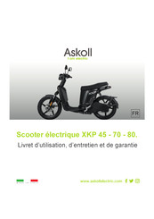 Askoll XKP 45 Livret D'utilisation