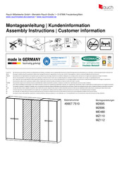 Rauch Oteli 49907.7510 Instructions De Montage