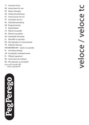 Peg-Perego veloce tc Notice D'emploi