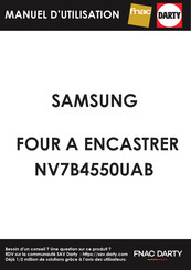 Samsung NV7B4550UAB Manuel D'installation Et D'utilisation