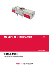 Pfeiffer Vacuum HILOBE 14004 Manuel De L'utilisateur