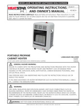 HeatStar HS18CH Manuel De L'utilisateur Et Instructions D'utilisation