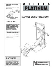 Weider WECCSY78741 Manuel De L'utilisateur