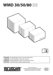 CUOGHI WMD-80 EG Mode D'emploi