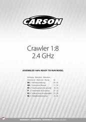 Carson Crawler 1:8 500409077 Avertissement De Sécurité