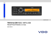 VDO TR7311U-OR Mode D'emploi