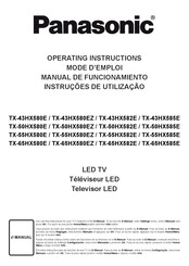 Panasonic TX-43HX580E Mode D'emploi