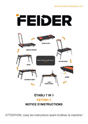 Feider FST7IN1-1 Instructions Originales