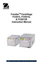 OHAUS Frontier FC5513L Manuel D'instructions