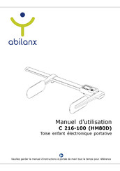 Abilanx HM80D Manuel D'utilisation