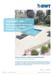 BWT AQUAMAT 3001 Notice D'installation Et De Maintenance