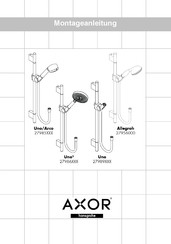 Hansgrohe AXOR Allegroh 27956000 Instructions De Montage