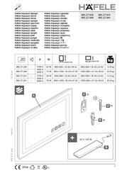 Häfele 983.27.041 Manuel D'installation