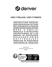 Denver CRP-717WHITE Mode D'emploi