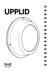 IKEA UPPLID Mode D'emploi