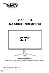 TWISTED MINDS TM27FHD100IPS Manuel D'instructions