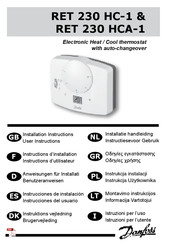 Danfoss RET 230 HC-1 Instructions D'installation