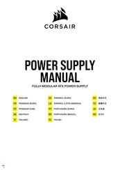 Corsair RM1000e Mode D'emploi