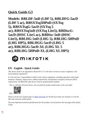 MikroTik RBDisc-5nD Guide Rapide