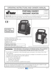 Mr. Heater MH8BXDF Instructions D'utilisation Et Manuel Du Propriétaire