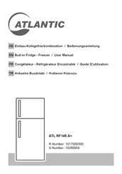 Atlantic ATL RF145 A+ Guide D'utilisation