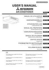 Mitsubishi Heavy Industries SRR25ZM-S Manuel De L'utilisateur