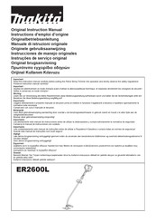 Makita ER2600L Instructions D'emploi D'origine