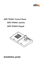 Axis TU9002 Guide D'installation