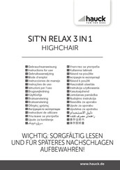 Hauck SIT'N RELAX 3 IN 1 Mode D'emploi