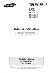 Samsung LE20S51BU Guide De L'utilisateur