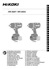 HIKOKI WR 36DF Mode D'emploi