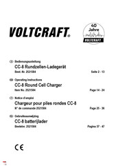 VOLTCRAFT 2521584 Notice D'emploi