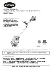 Scotts TC70020S Manuel Du Propriétaire