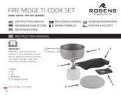 ROBENS FIRE MIDGE TI. COOK SET Mode D'emploi