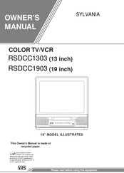 Sylvania RSDCC1303 Manuel Du Propriétaire