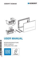 Geberit SIGMA80 Mode D'emploi