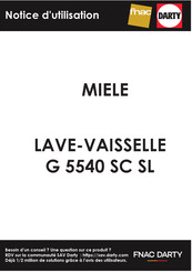 Miele G 5540 Mode D'emploi