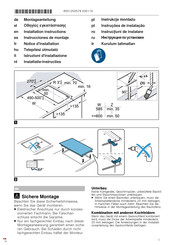 Bosch PKF375CA2E-04 Notice D'installation